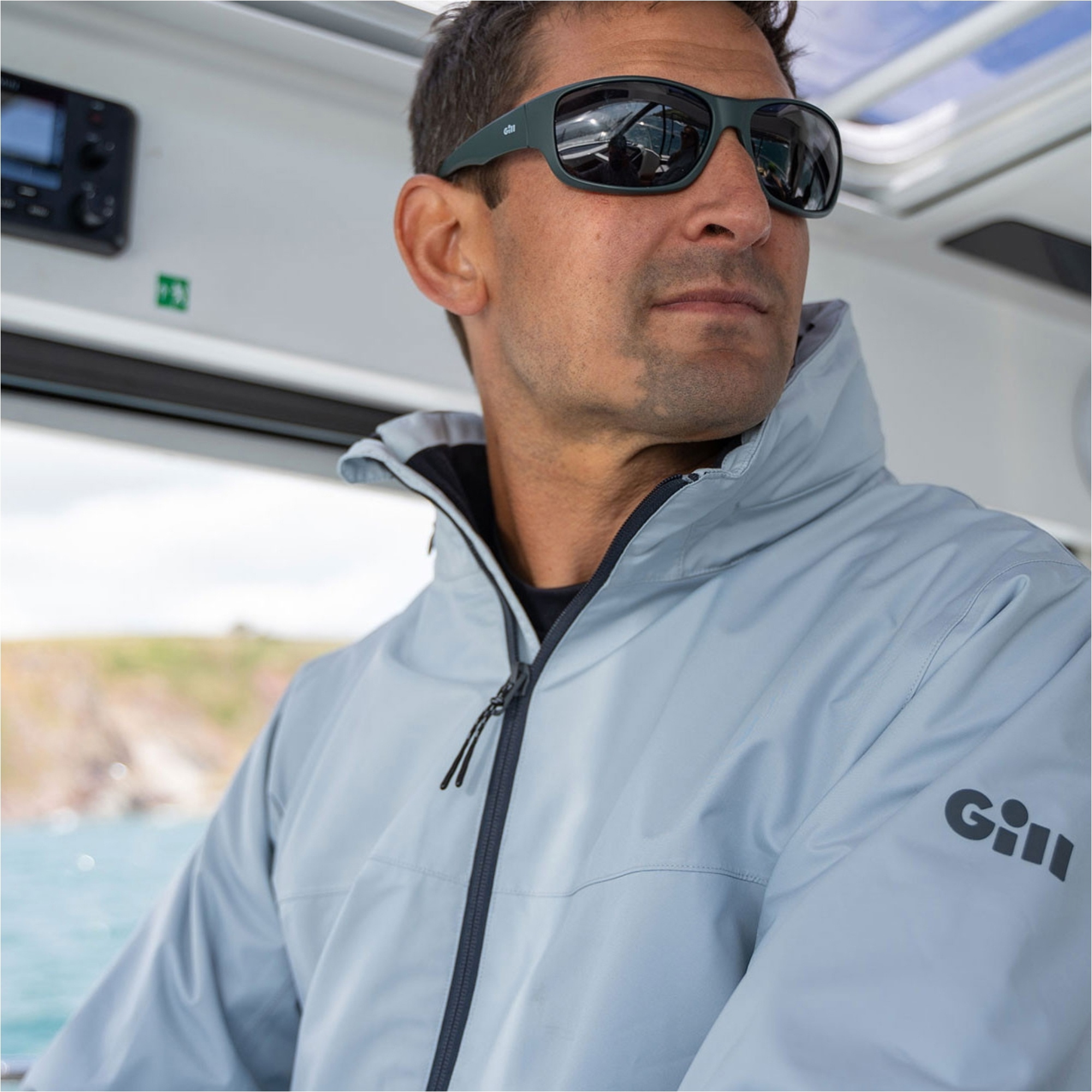 2026 Gill Heren Pilot Jacket CC90J - Light Grey